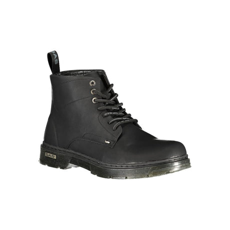Gas Black Polyurethane Men's Ankle Boot