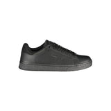 Gas Black Polyurethane Men's Sneaker