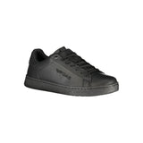 Gas Black Polyurethane Men's Sneaker