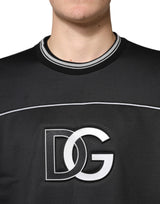 Dolce & Gabbana Black DG Logo Crew Neck Sweatshirt Sweater