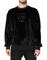 Dolce & Gabbana Black DG Logo Crew Neck Sweatshirt Sweater