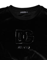 Dolce & Gabbana Black DG Logo Crew Neck Sweatshirt Sweater