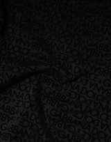 Dolce & Gabbana Black Monogram Crew Neck Sweatshirt Sweater