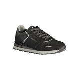 Gas Black Polyurethane Men's Sneaker