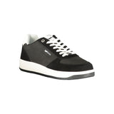 Gas Black Polyurethane Men Sneaker