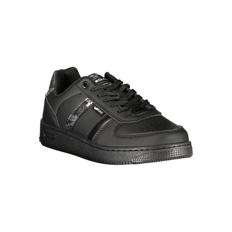 Gas Black Polyurethane Women's Sneaker