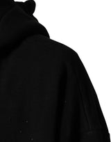 Dolce & Gabbana Black LOVE Cotton Hooded Sweatshirt Sweater