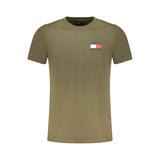 Tommy Hilfiger Verde Cotton Men T-Shirt