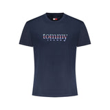 Tommy Hilfiger Blue Cotton Men T-Shirt