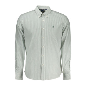 North Sails Green Cotton Men Shirt