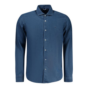 North Sails Blue Cotton Men Shirt