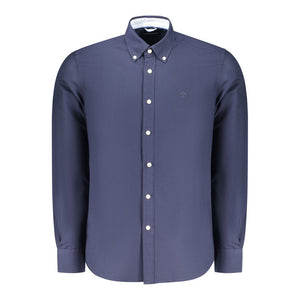 North Sails Blu Cotton Men Shirt