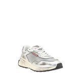 Dsquared² White Calf Leather Bos Taurus Sneakers