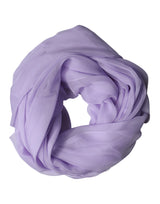 Dolce & Gabbana Purple Stole Silk Neck Wrap Shawl Men Scarf