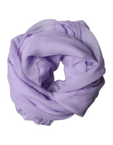 Dolce & Gabbana Purple Stole Silk Neck Wrap Shawl Men Scarf