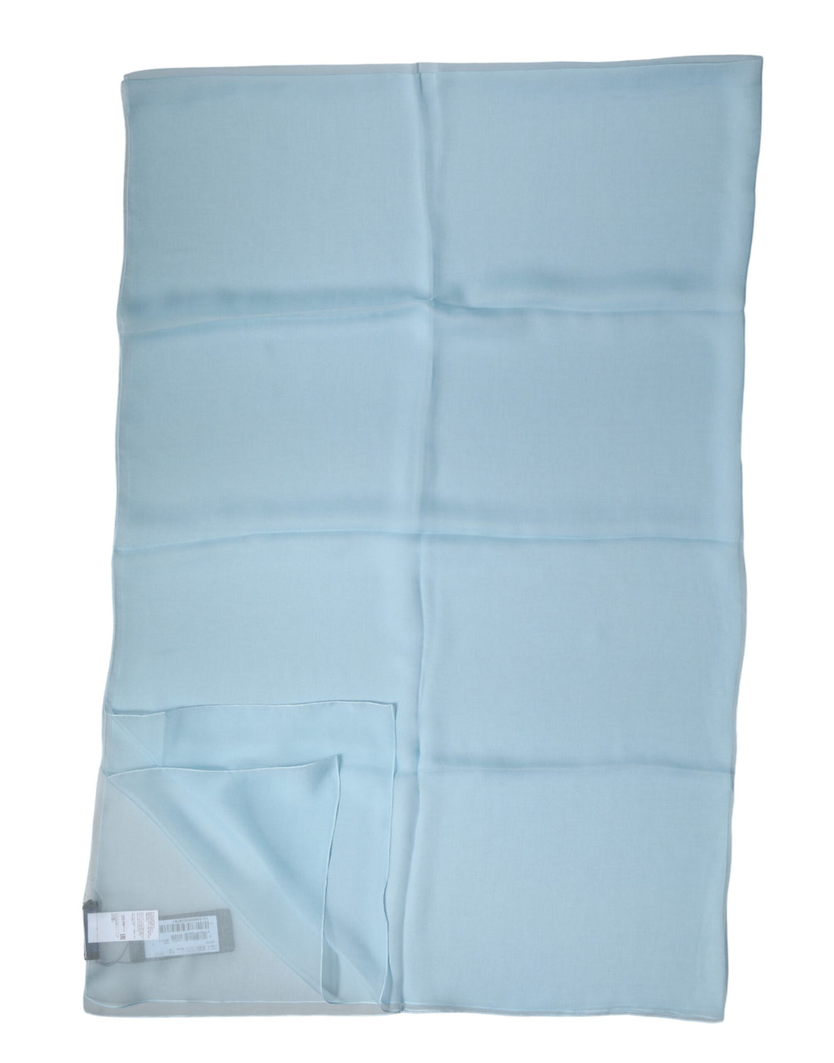 Dolce & Gabbana Light Blue Stole Silk Neck Wrap Shawl Scarf