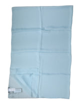 Dolce & Gabbana Light Blue Stole Silk Neck Wrap Shawl Scarf