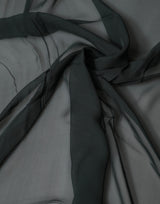 Dolce & Gabbana Dark Green Stole Silk Neck Wrap Shawl  Scarf