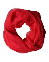 Dolce & Gabbana Red Stole Silk Neck Wrap Shawl Men Scarf