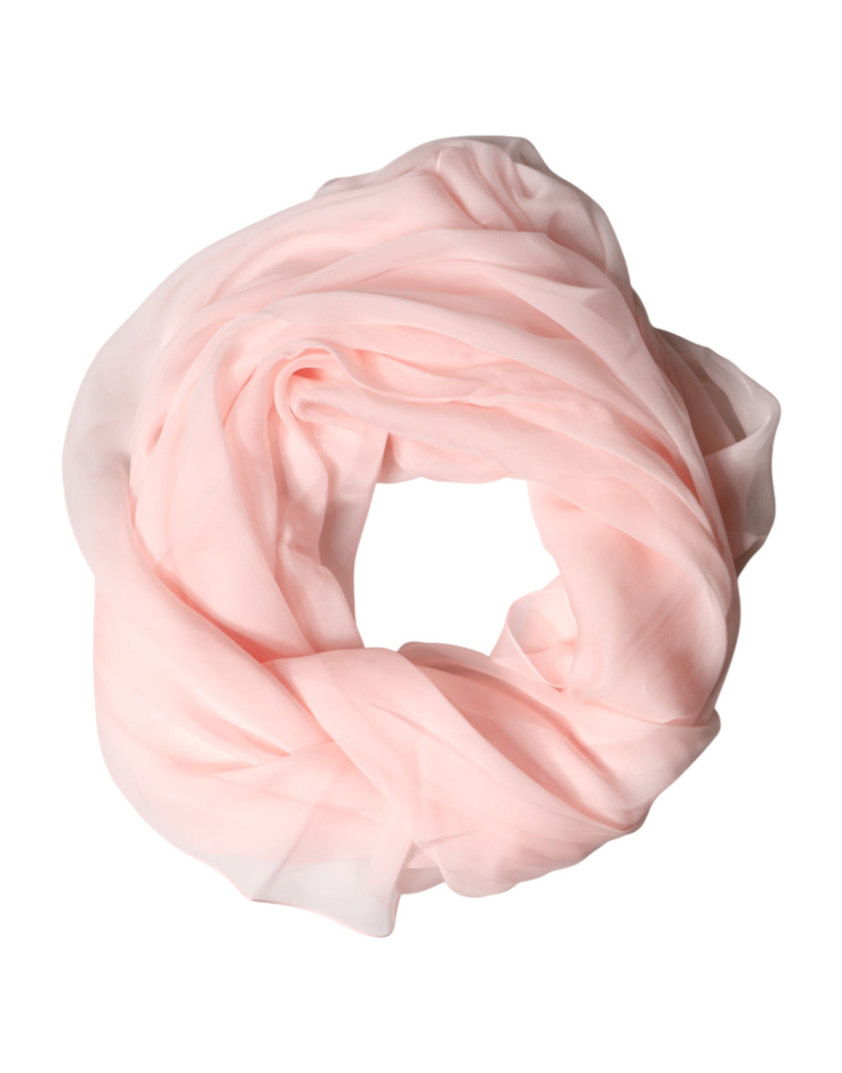 Dolce & Gabbana Light Pink Stole Silk Neck Wrap Shawl  Scarf