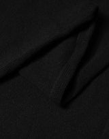 Dolce & Gabbana Black Wool Knit Neck Wrap Shawl Men Scarf