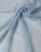 Dolce & Gabbana Light Blue Silk Stole Neck Wrap Shawl 200cm x 130cm Scarf