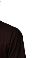 Dolce & Gabbana Maroon DG Crown Cotton Crew Neck Men T-shirt