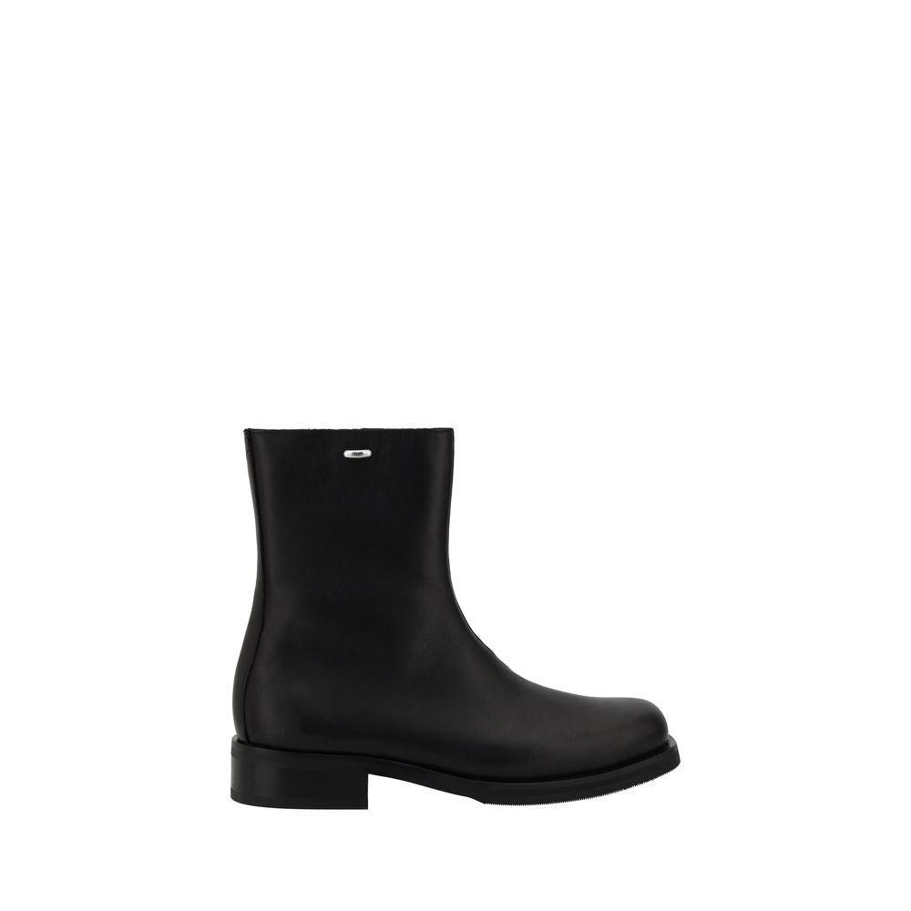 Our Legacy Black Calf Leather Bos Taurus Ankle Boots