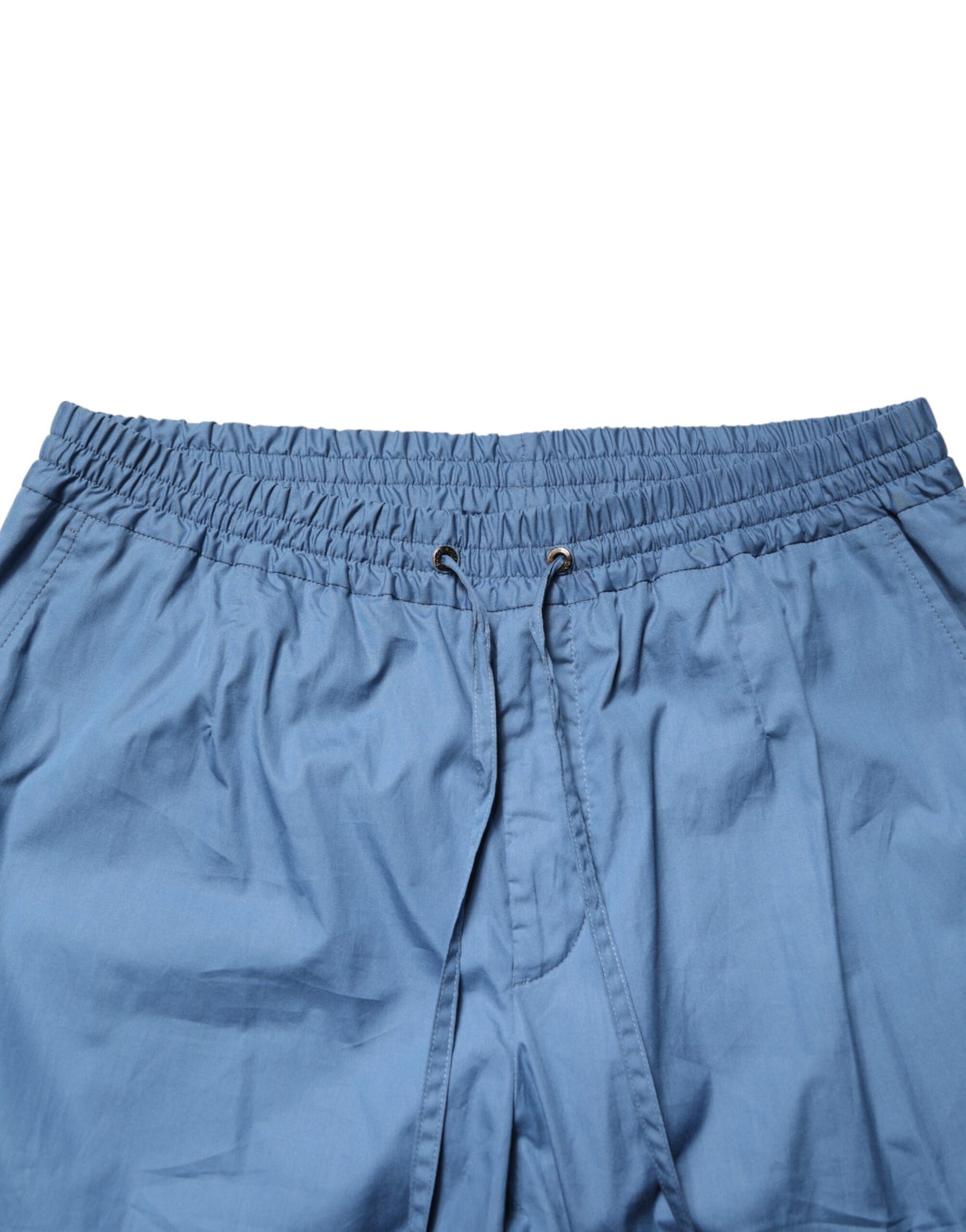 Dolce & Gabbana Blue Cotton Double Breasted 2 Piece  Suit