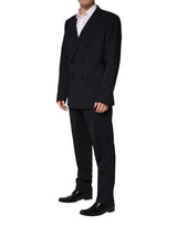 Dolce & Gabbana Blue MARTINI Double Breasted 2 Piece Suit