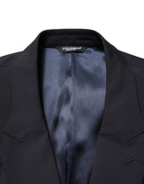 Dolce & Gabbana Blue MARTINI Double Breasted 2 Piece Suit