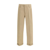 Golden Goose Bicolor Cotton Chino Pants
