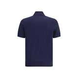 Brunello Cucinelli Blue Cotton Polo Shirt