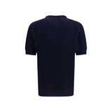 Brunello Cucinelli Blue Linen T-Shirt