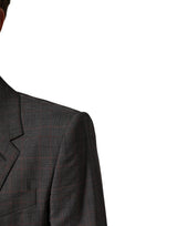 Dolce & Gabbana Gray Wool Single Breasted 2 Button Blazer