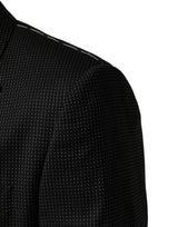 Dolce & Gabbana Black Fantasy Single Breasted Jacket Blazer