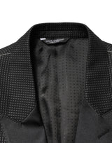 Dolce & Gabbana Black Fantasy Single Breasted Jacket Blazer