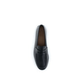 Church's Black Calf Leather Bos Taurus Slip-On Loafers