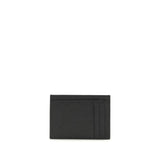 Prada Black Calf Leather Bos Taurus Wallet