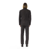 BYBLOS Brown Cotton Two-Piece Suit