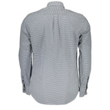 Harmont & Blaine Blue Cotton Pattern Shirt