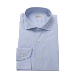 Bagutta Light Blue Cotton Dress Shirt