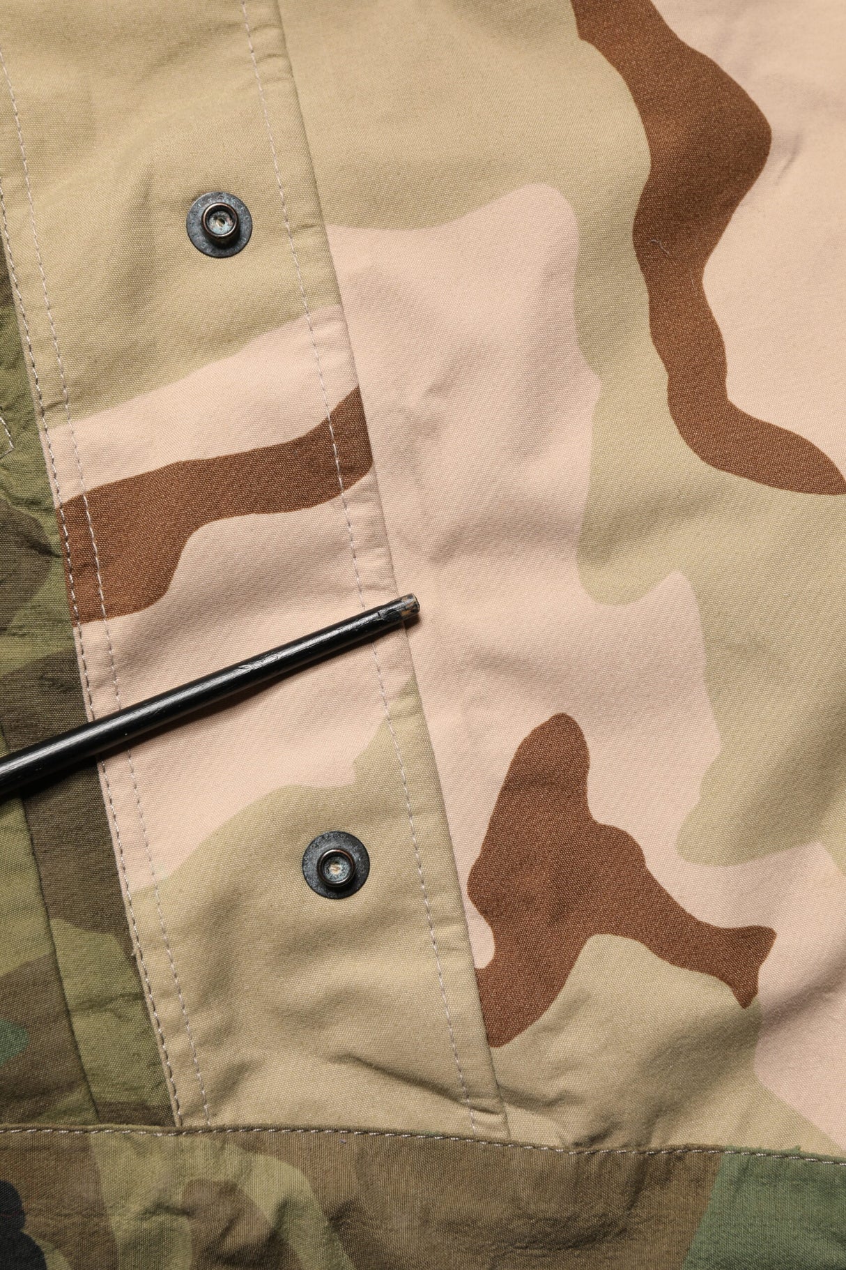 Dolce & Gabbana Multicolor Camouflage Hooded RainCoat Jacket