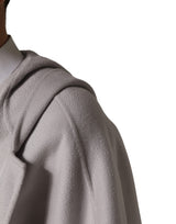 Dolce & Gabbana Off White Belted Long Trench Coat Men Jacket