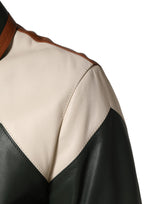 Dolce & Gabbana Multicolor Leather Full Zip men Biker Jacket