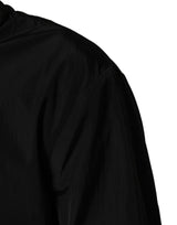 Dolce & Gabbana Black Pin Up Button Down Men Bomber Jacket