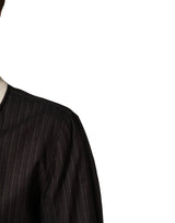 Dolce & Gabbana Brown Contrast Stripe Men Bomber Jacket