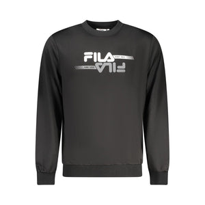 Fila Black Polyester Men Sweatshirt
