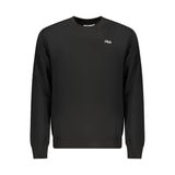 Fila Black Organic Cotton Men Sweatshirt