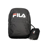 Fila Black Polyester Men Backpack